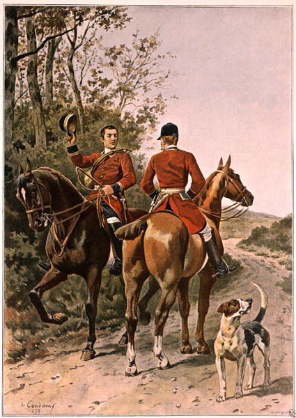 Rendez-Vous, kaivertaja Rougeron-Vignerot, 1892. tekijältä Charles Fernand de Condamy