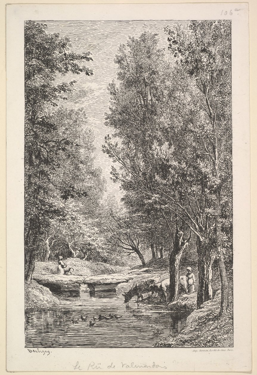 Puro Mondoisin laaksossa, 1835-78. tekijältä Charles Francois Daubigny