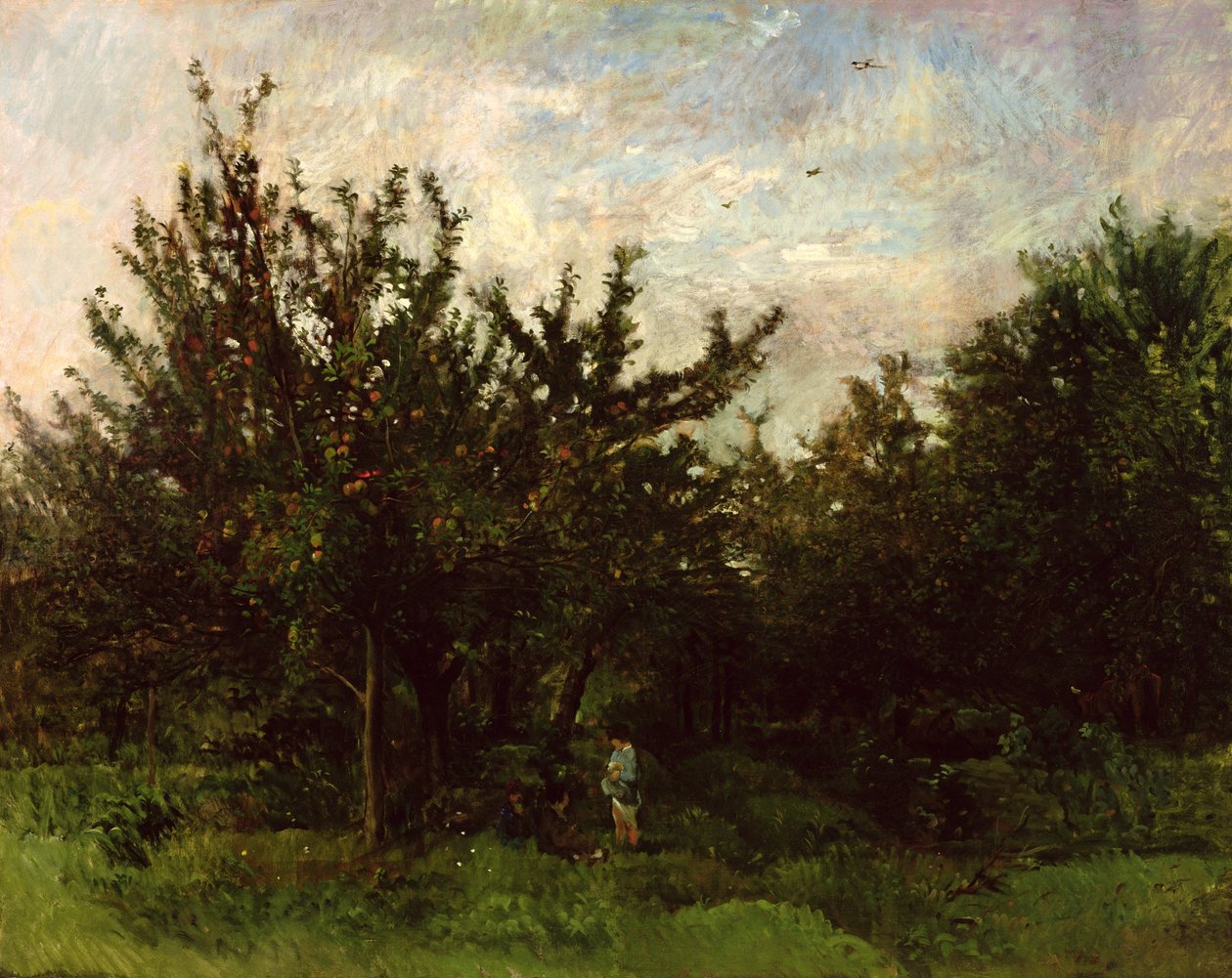 Omenatarha tekijältä Charles Francois Daubigny