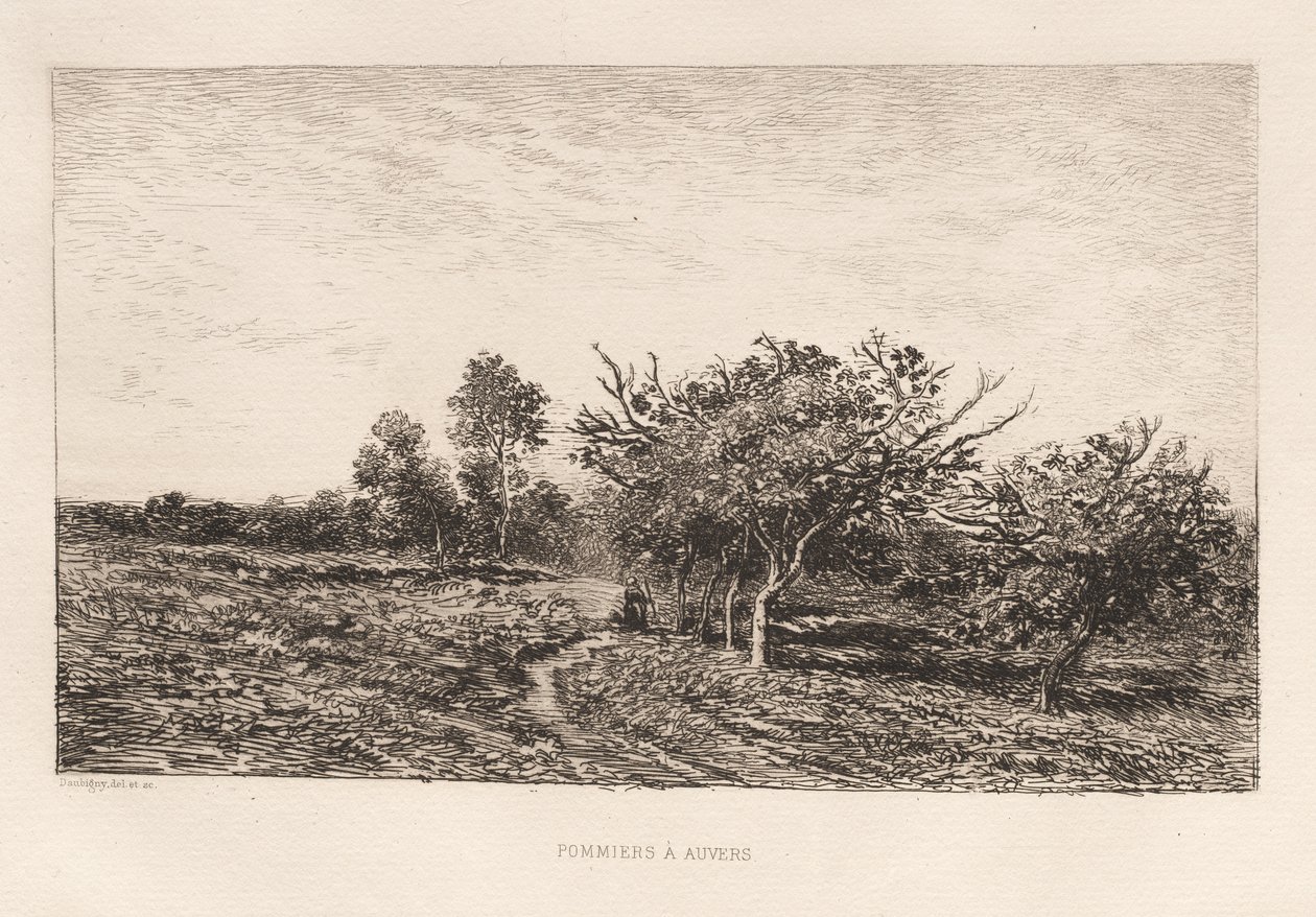 Omenapuut Auversissa Omenapuut Auversissa, 1877. tekijältä Charles Francois Daubigny