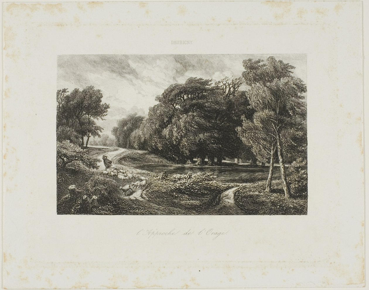 Lähestyvä myrsky tekijältä Charles Francois Daubigny