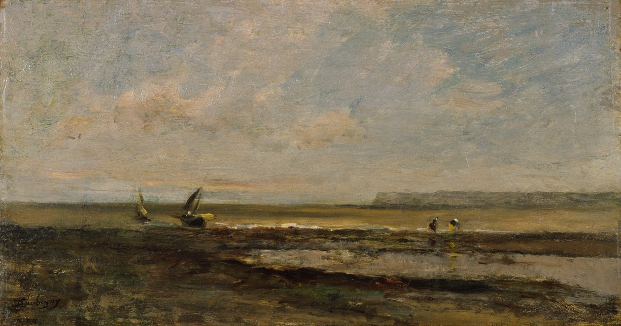Rantanäkymä tekijältä Charles Francois Daubigny