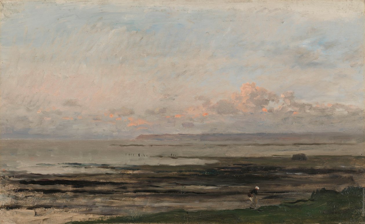 Ebb Tiden ranta Ranta Ebb Tiden alueella tekijältä Charles Francois Daubigny