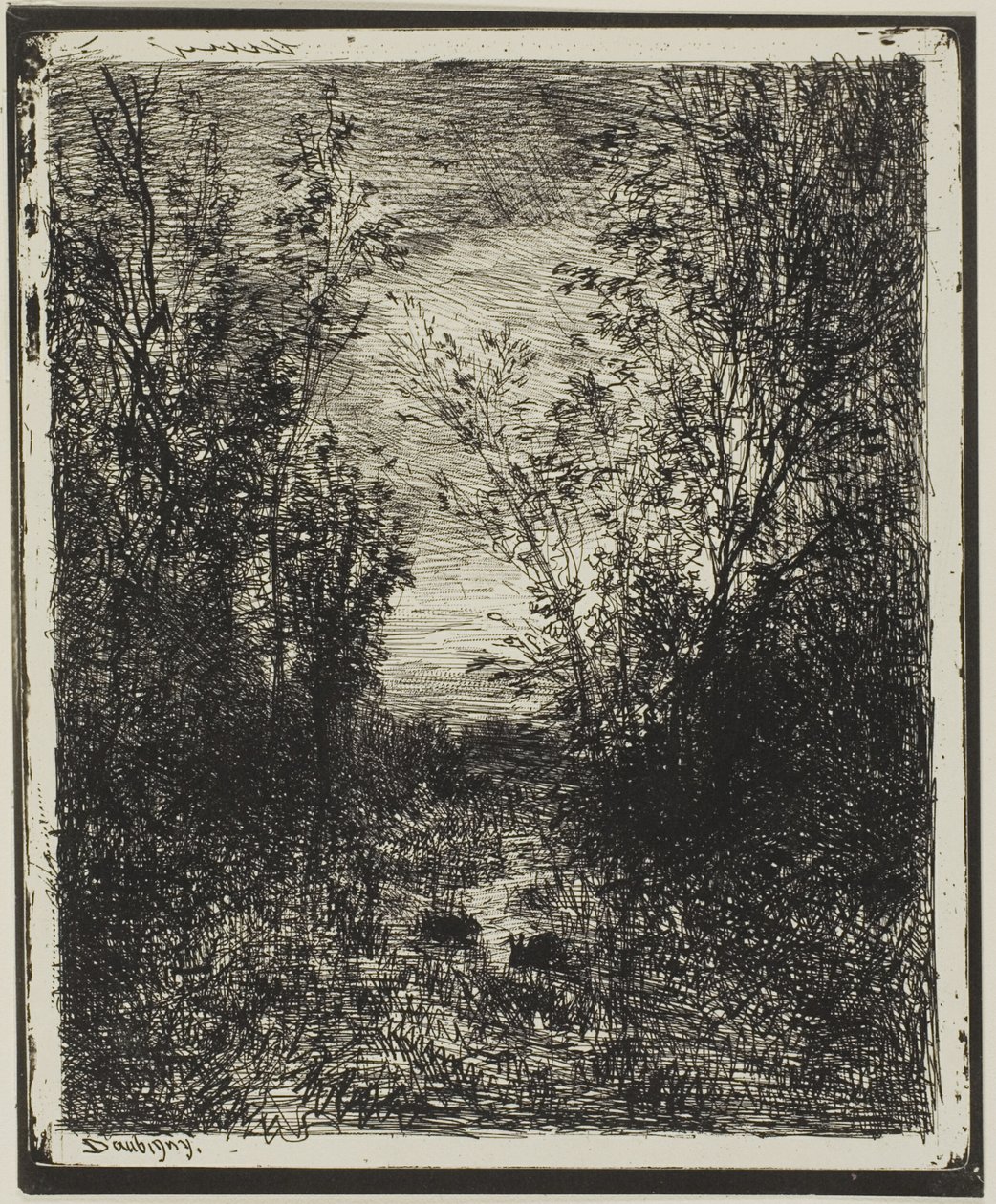 Brook selvityksellä tekijältä Charles Francois Daubigny