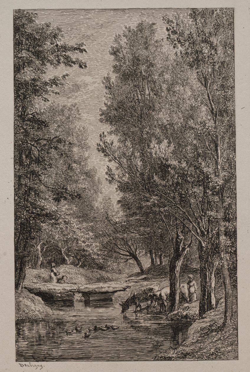 Brook Val Mondoisissa tekijältä Charles Francois Daubigny