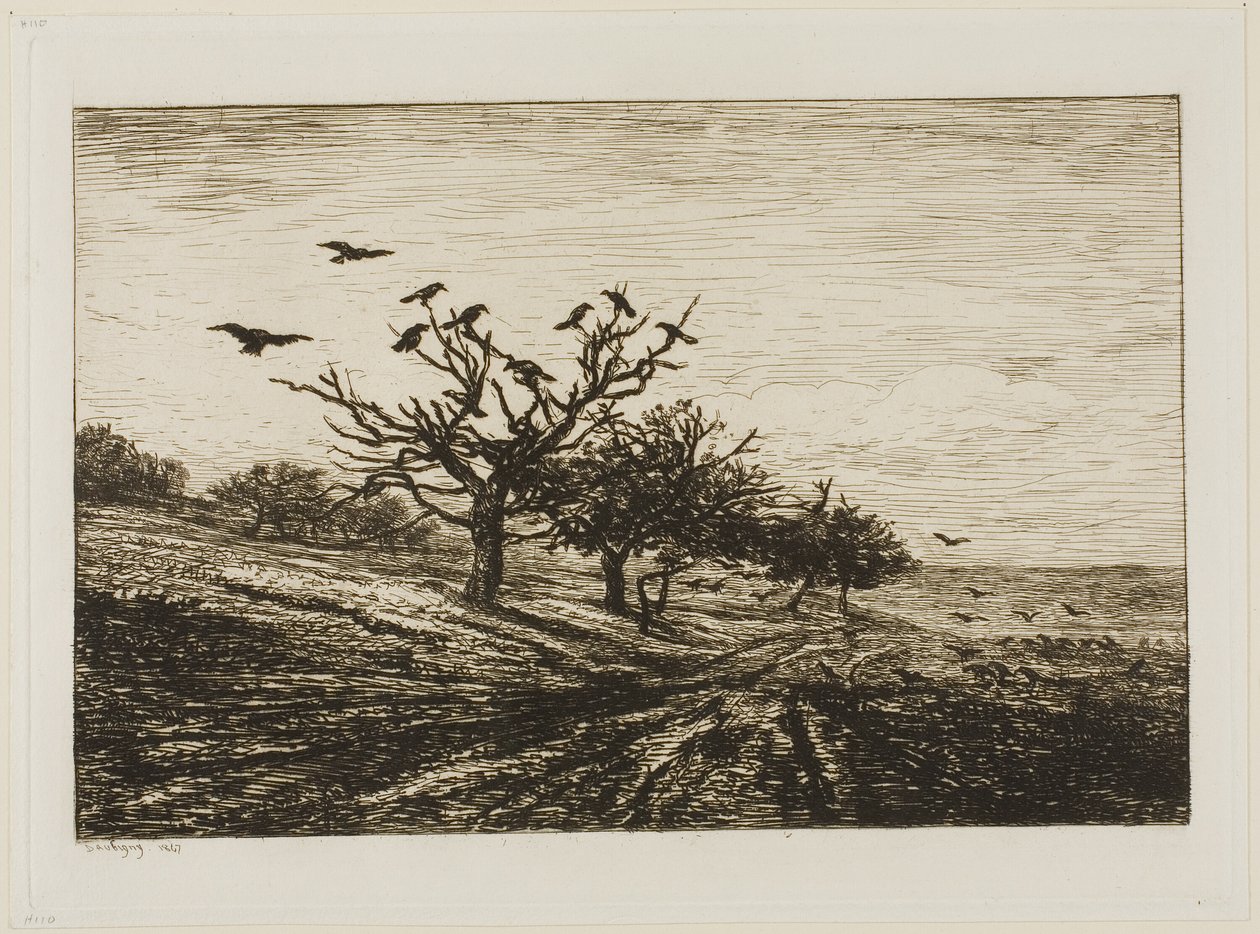 Varikset puussa tekijältä Charles Francois Daubigny