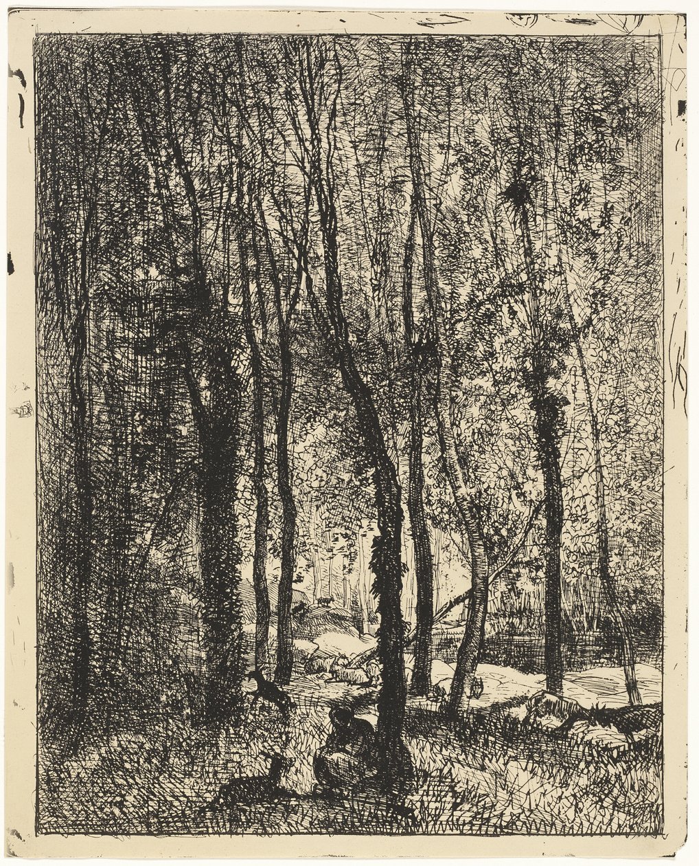 vuohipaimen tekijältä Charles Francois Daubigny