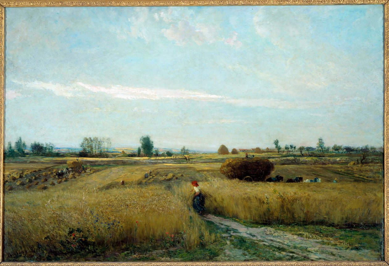 Charles Francois Daubignyn sadonkorjuumaalaus tekijältä Charles Francois Daubigny