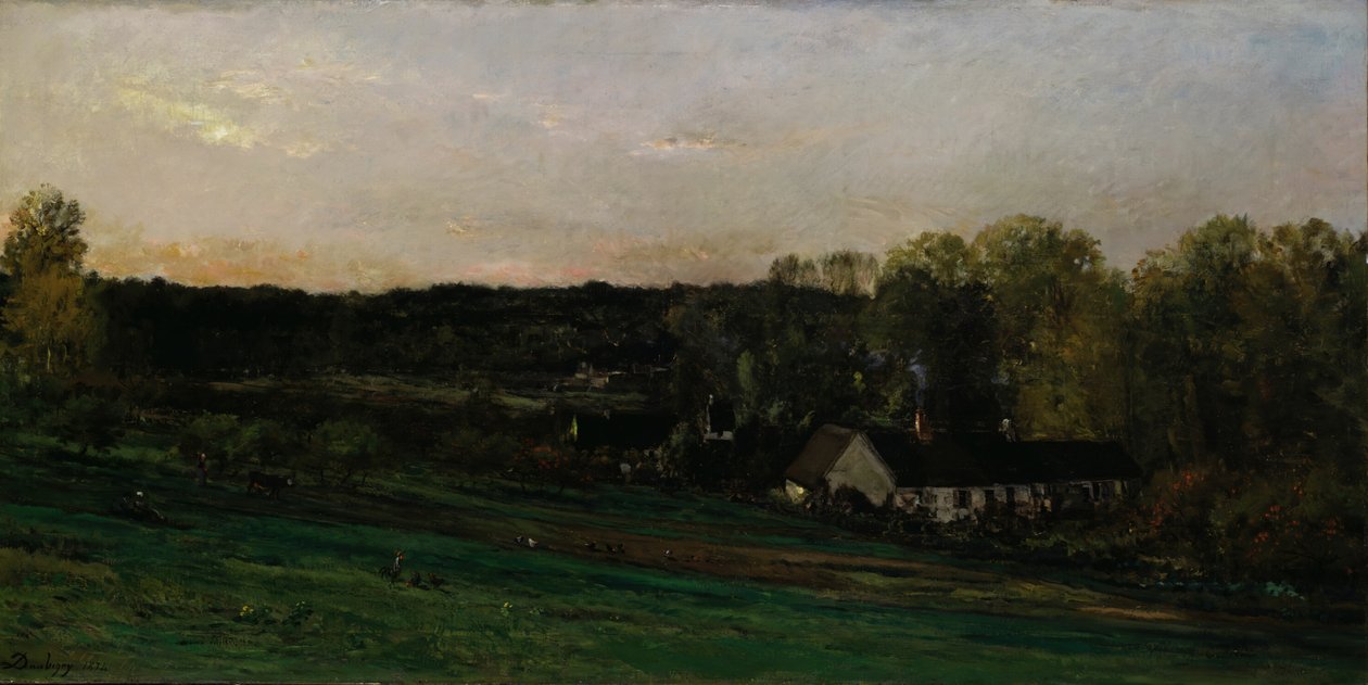 Äiti Bazotin talo, 1874. tekijältä Charles Francois Daubigny