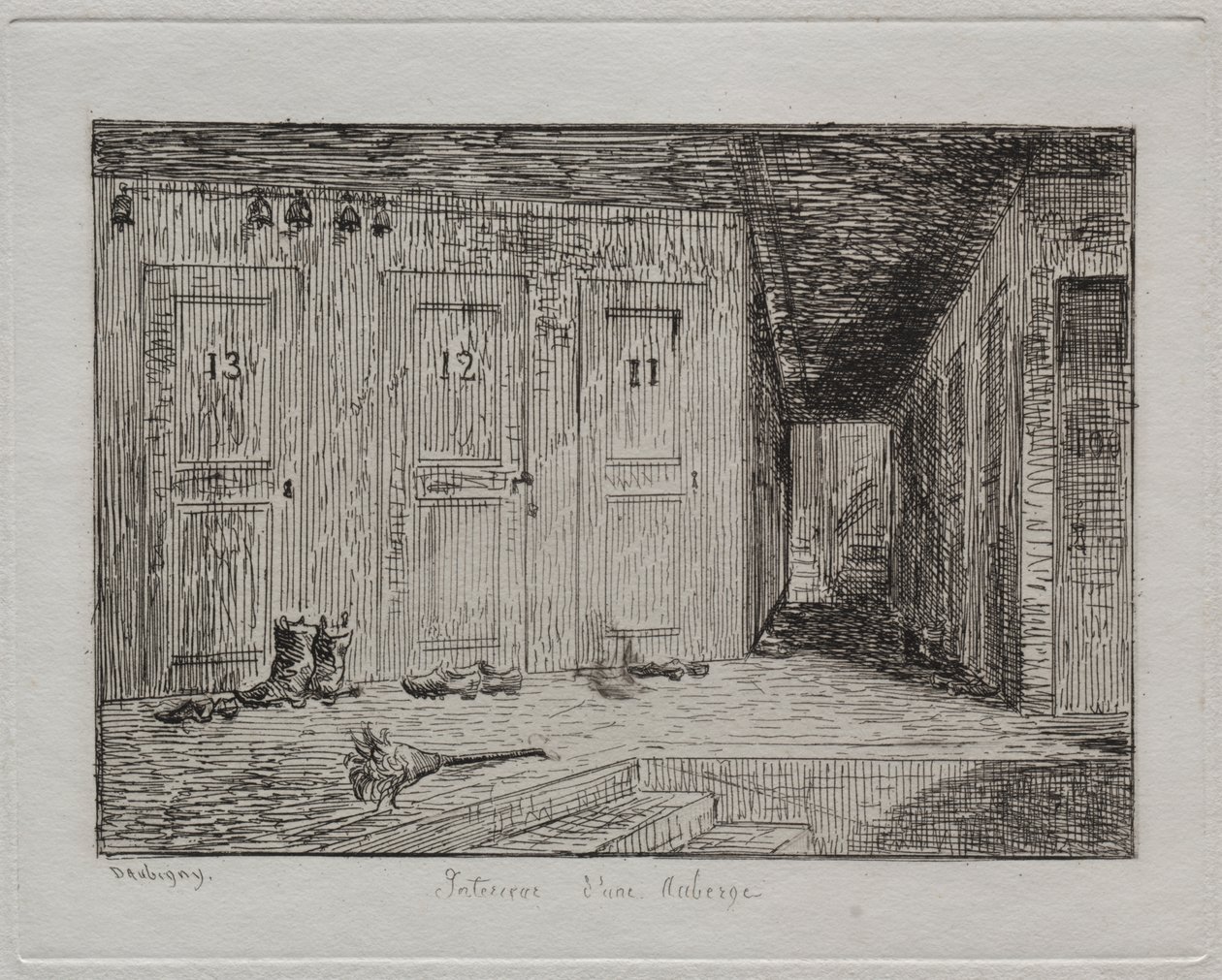 Majatalon sisustus tekijältä Charles Francois Daubigny