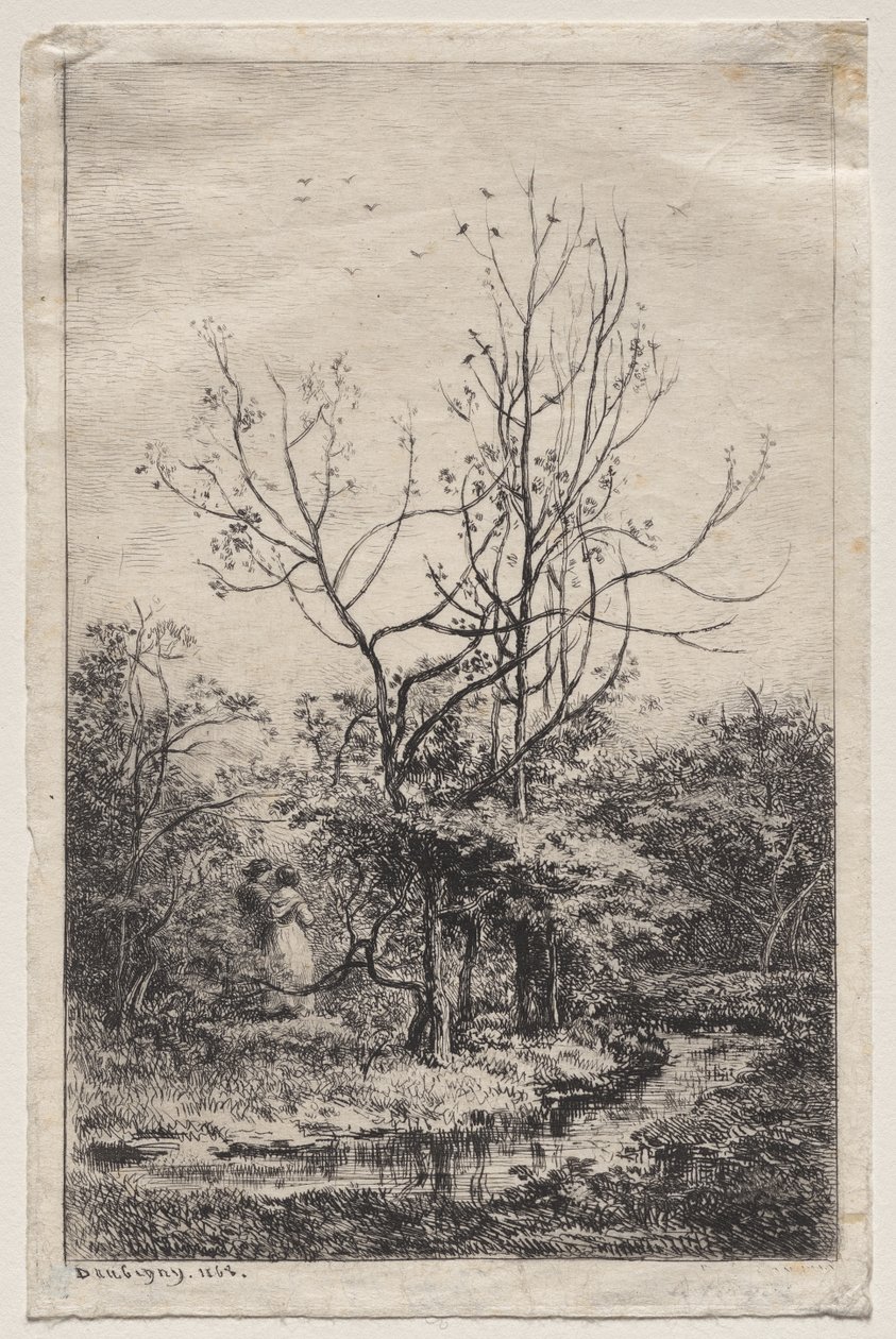 Hedelmätarha tekijältä Charles Francois Daubigny