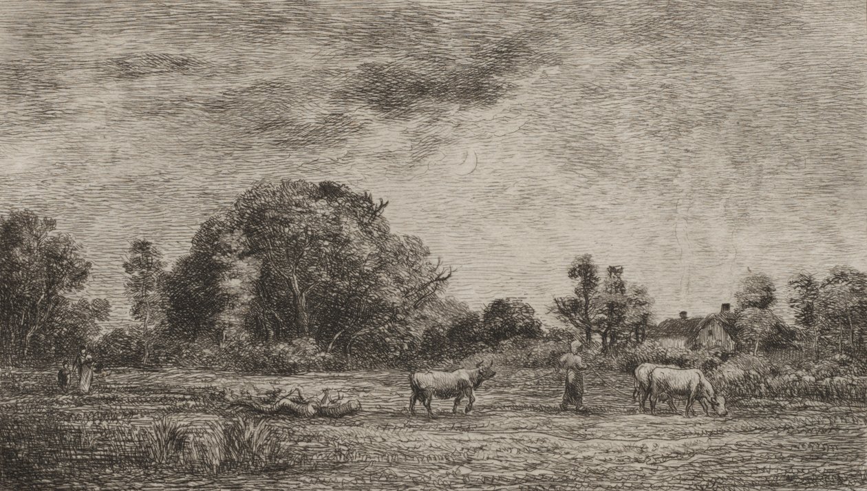 Kuunnousu tekijältä Charles Francois Daubigny