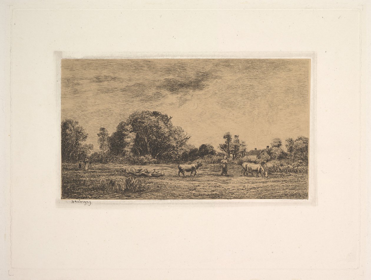 Kuunnousu, 1861. tekijältä Charles Francois Daubigny