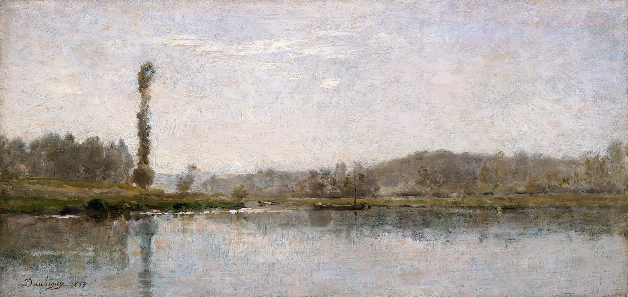 "Morning on the Oise, Auvers", 1837-1878 tekijältä Charles Francois Daubigny