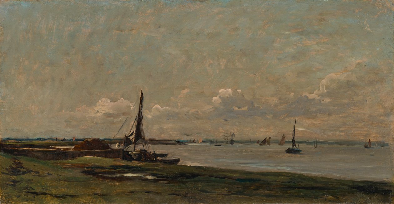 Thamesin suisto tekijältä Charles Francois Daubigny