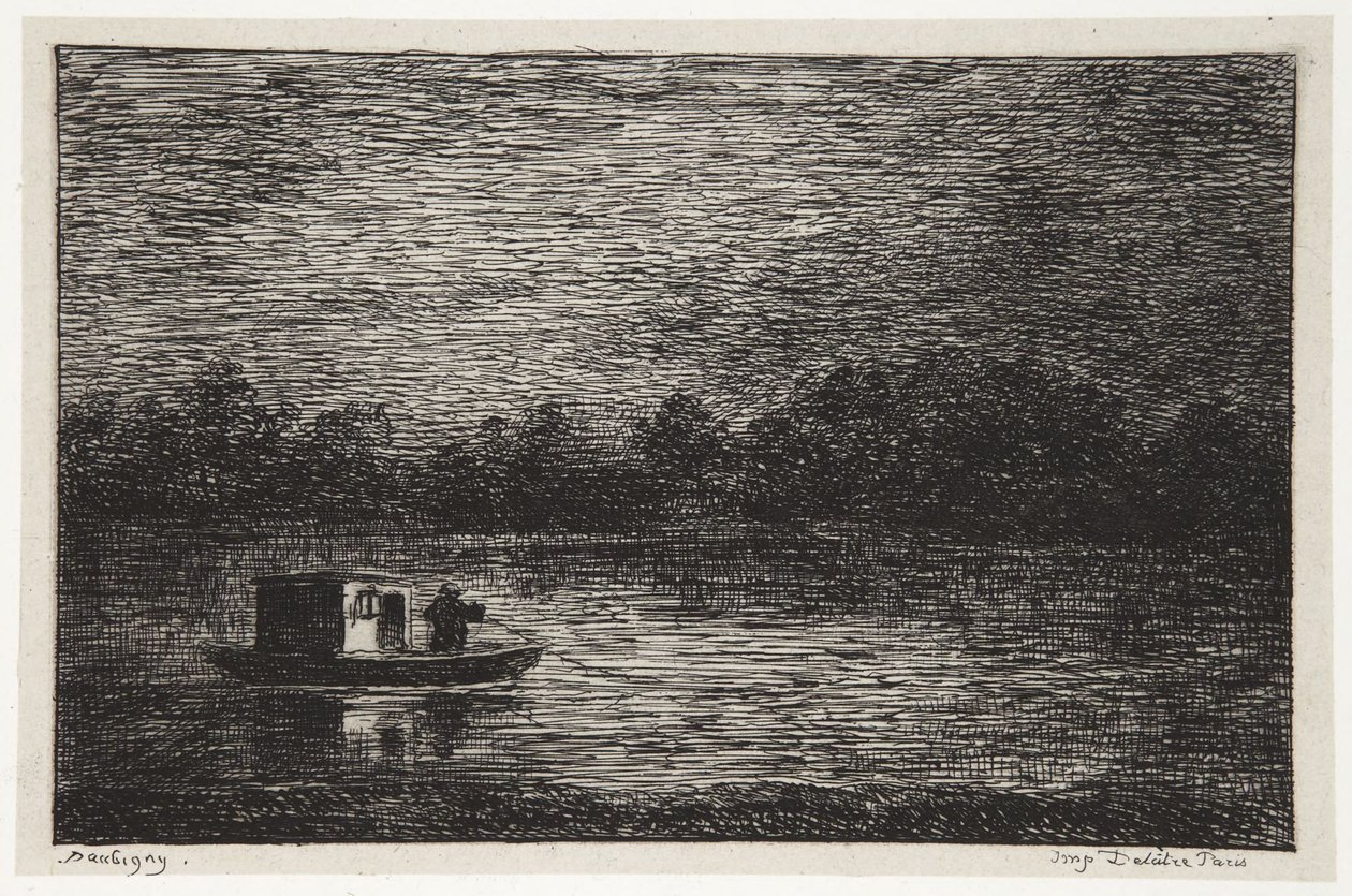Yöllinen matka tekijältä Charles Francois Daubigny