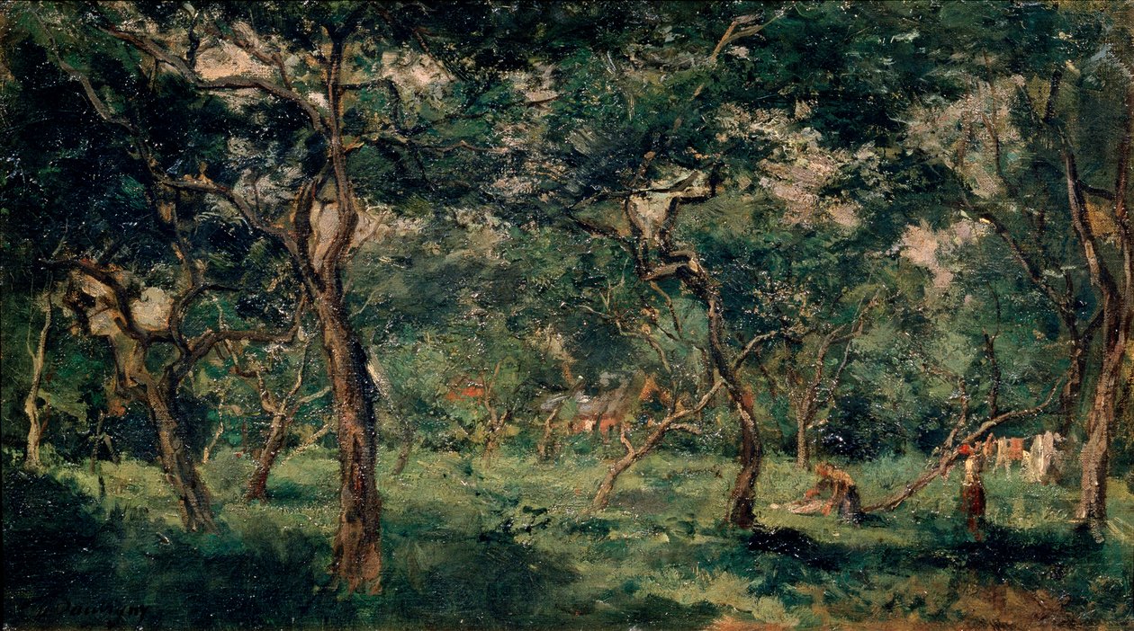 Oliivitarha, 1870-luvun alku tekijältä Charles Francois Daubigny