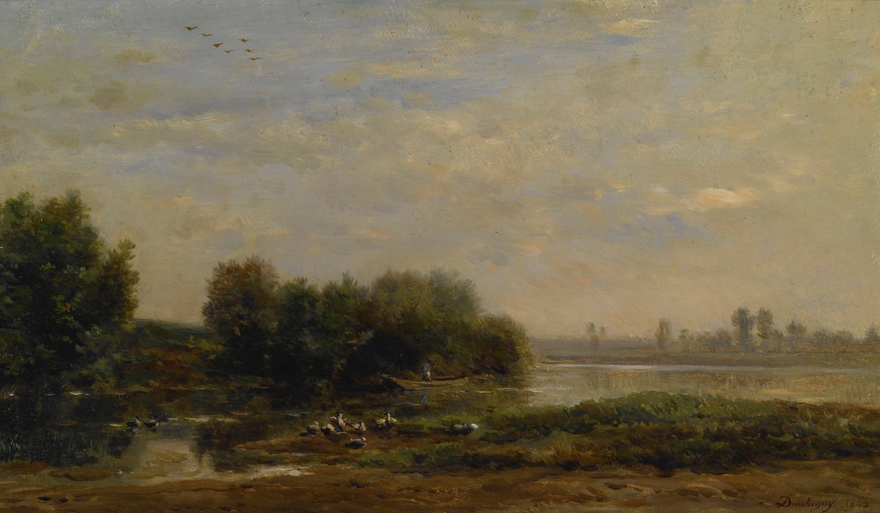 Oisen päällä tekijältä Charles Francois Daubigny
