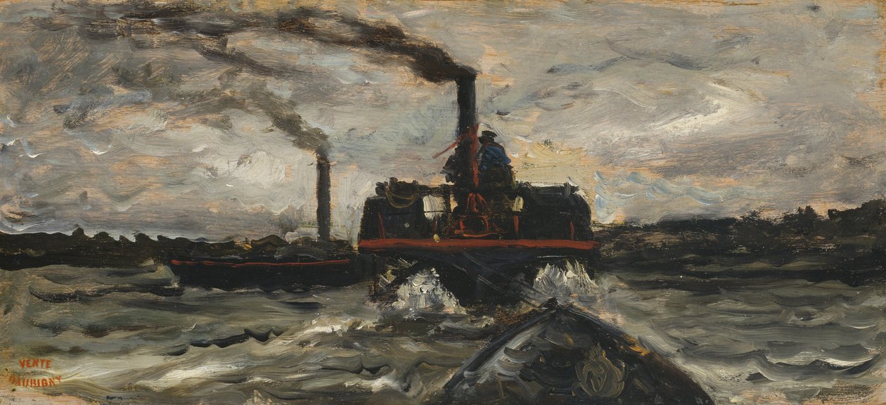 Jokivene, noin 1860 tekijältä Charles Francois Daubigny