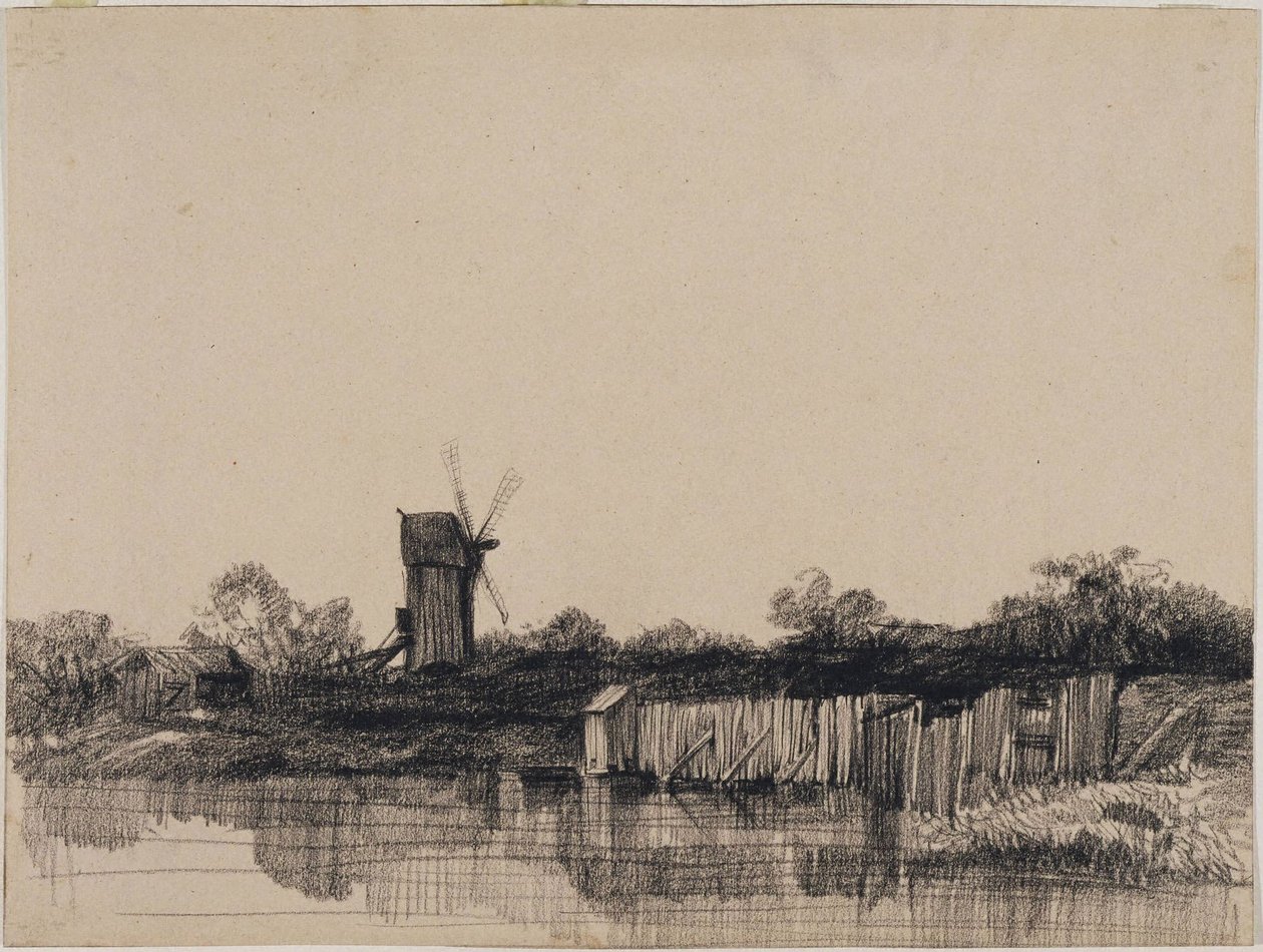 Näkymä Hollannissa tekijältä Charles Francois Daubigny