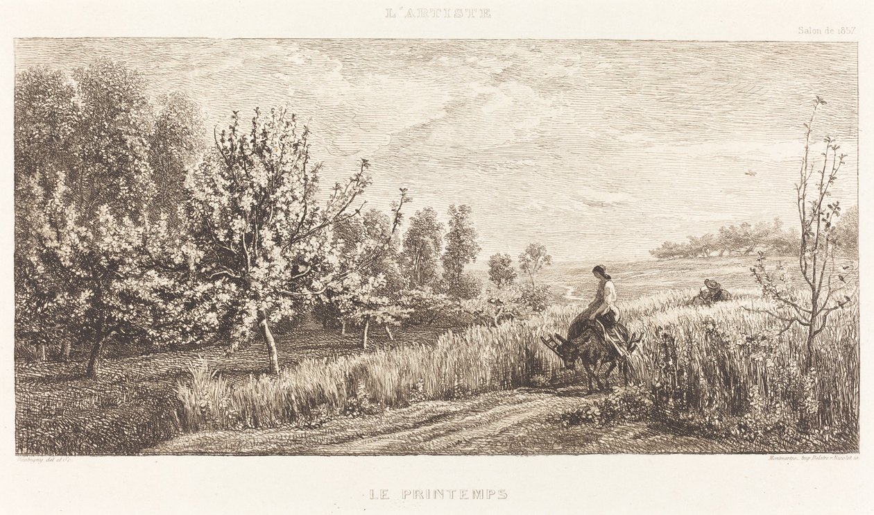 Kevät tekijältä Charles Francois Daubigny