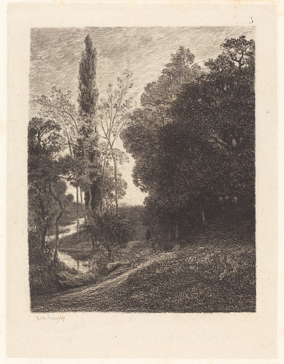 Serkun pankit (Les Bords du Cousin) tekijältä Charles Francois Daubigny
