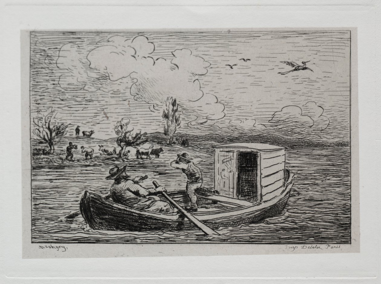 Venematka: Le Mot de Cambronne (Slanging Match) tekijältä Charles Francois Daubigny