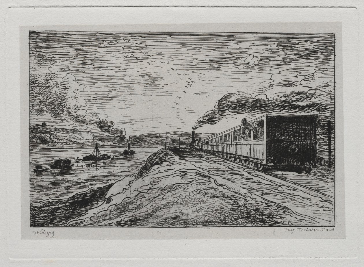 Venematka: Lähtö (paluu) tekijältä Charles Francois Daubigny