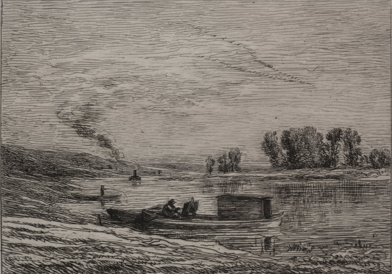 Vene Conflansissa tekijältä Charles Francois Daubigny