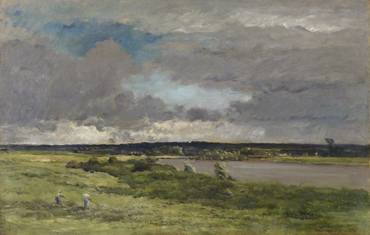 Nouseva myrsky; varhaiskevät tekijältä Charles Francois Daubigny