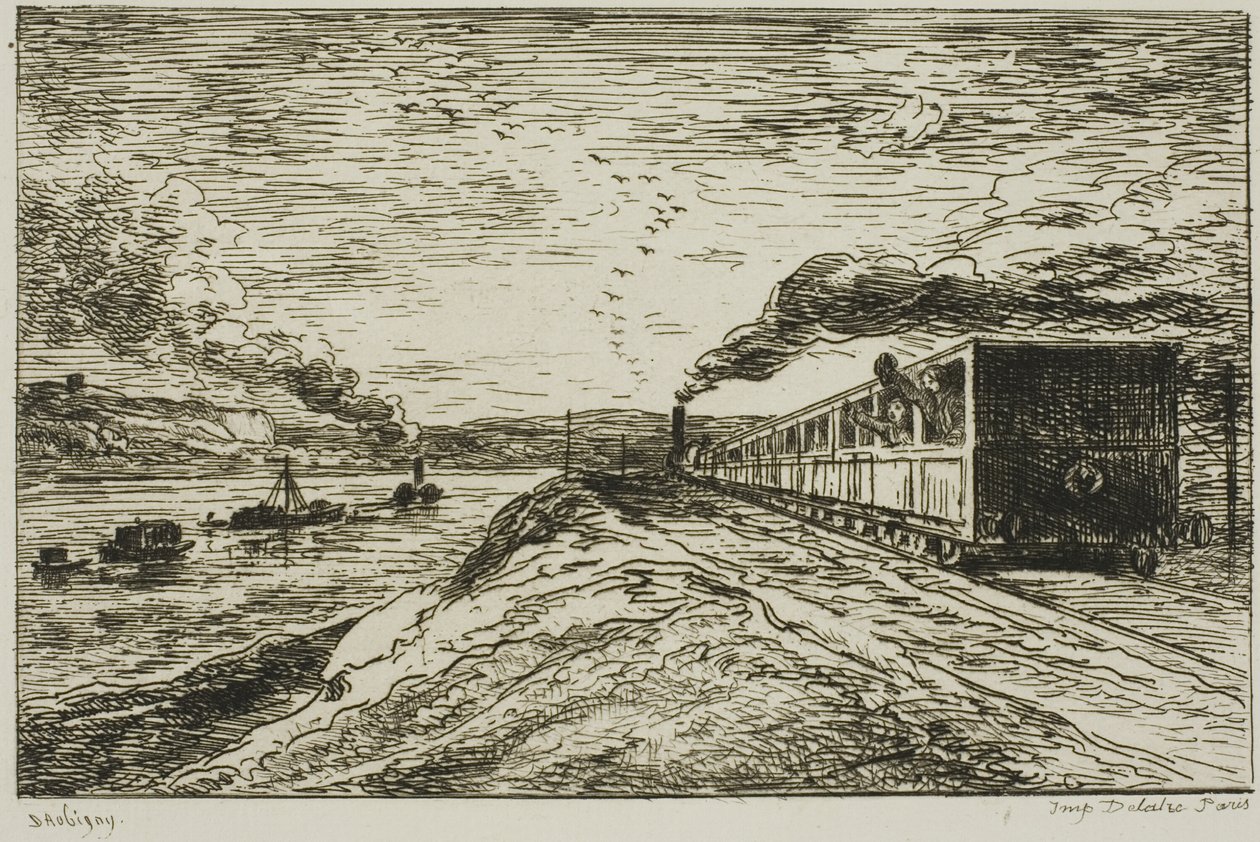Lähtö (paluu) tekijältä Charles Francois Daubigny
