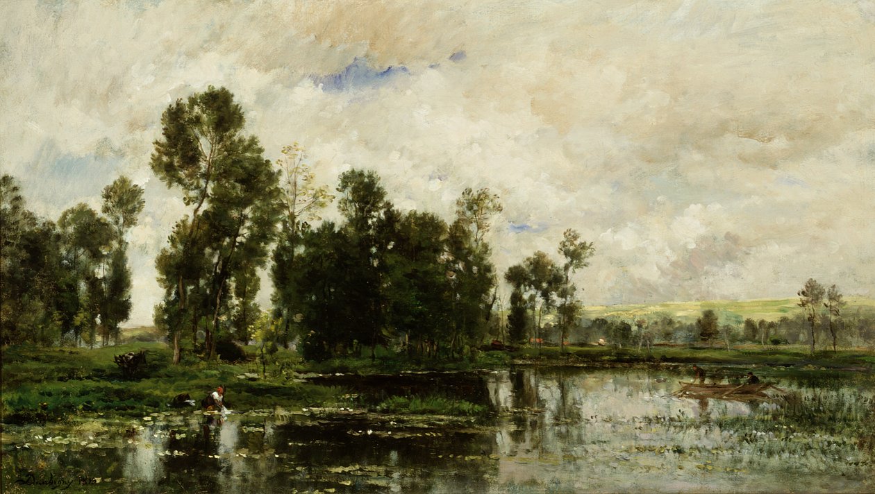 Lammen reuna tekijältä Charles Francois Daubigny