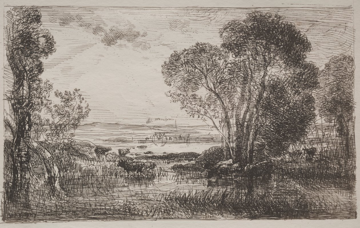 Hydraulinen kone tekijältä Charles Francois Daubigny