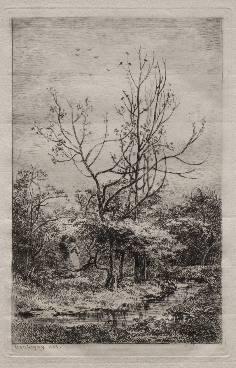 Orchard tekijältä Charles Francois Daubigny