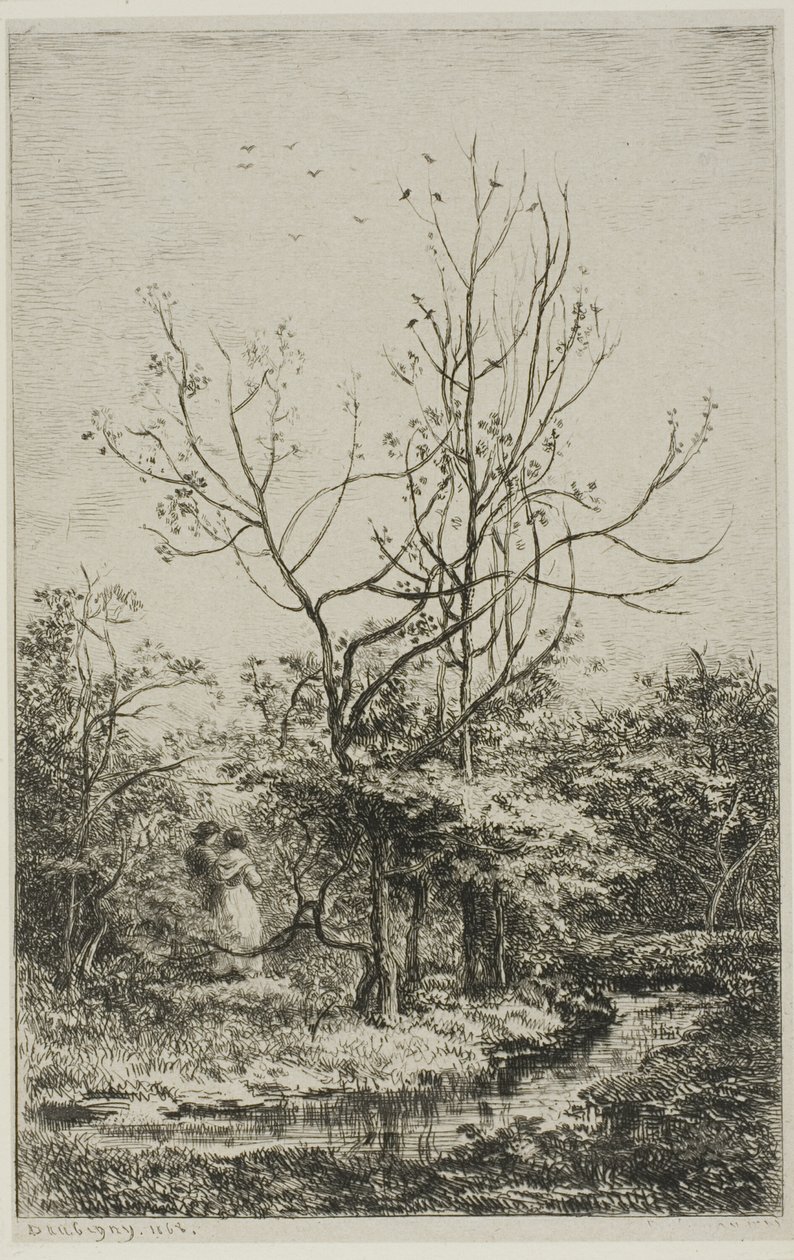 Orchard tekijältä Charles Francois Daubigny