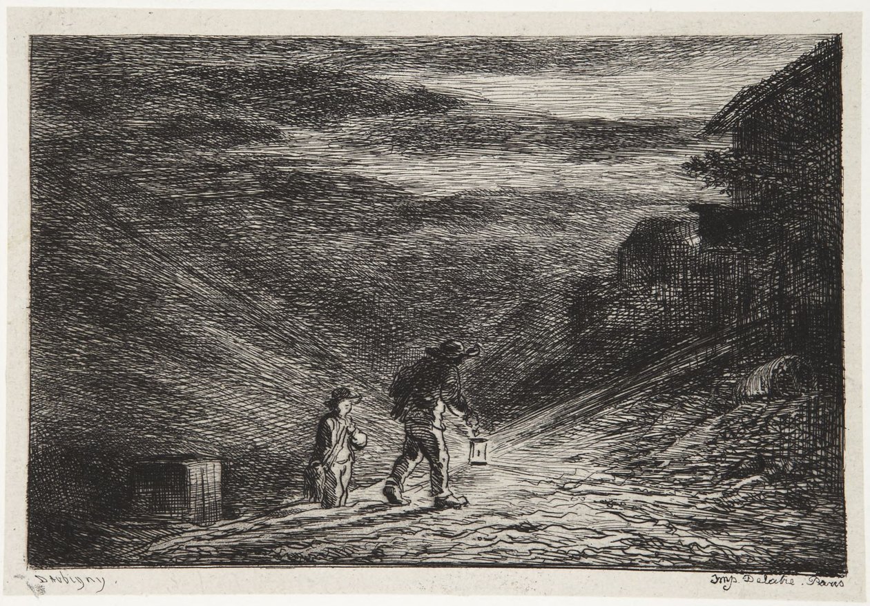 Majoituspaikan etsiminen tekijältä Charles Francois Daubigny