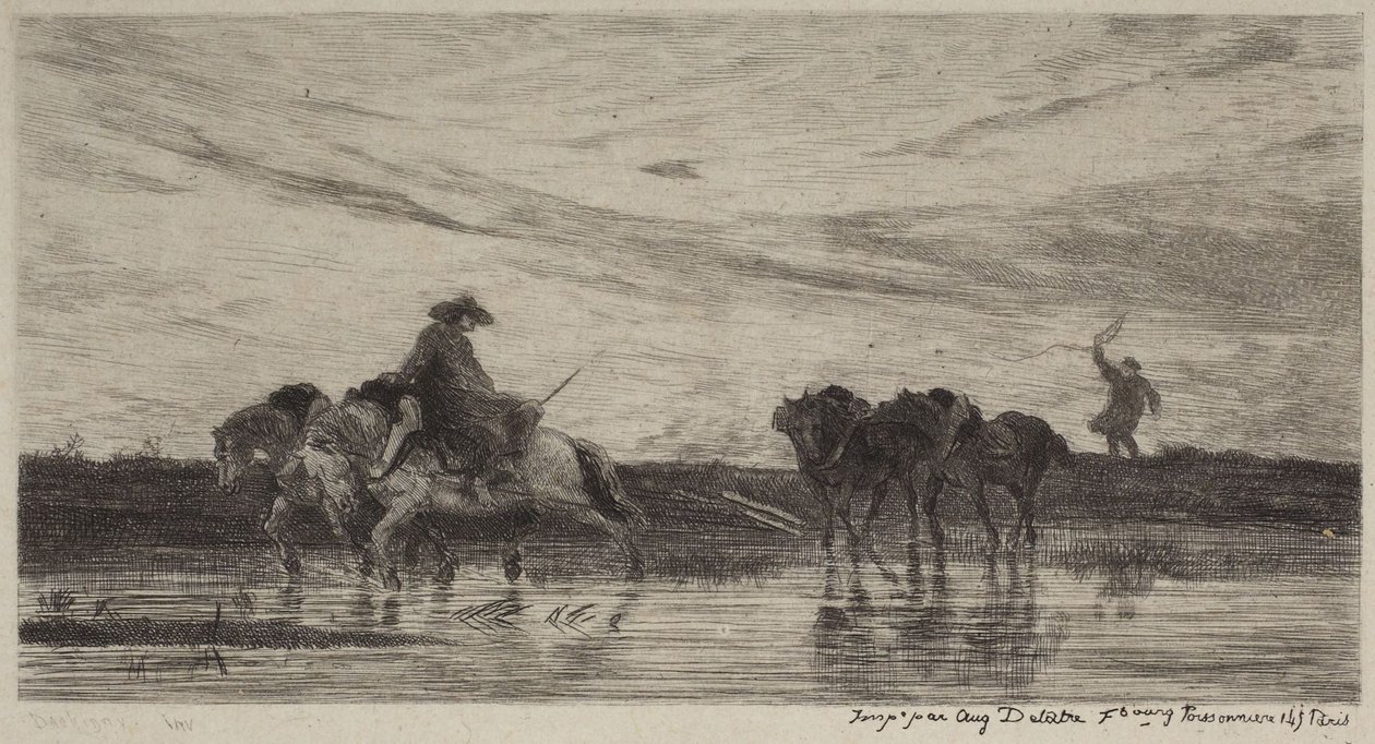 Työhevoset tekijältä Charles Francois Daubigny