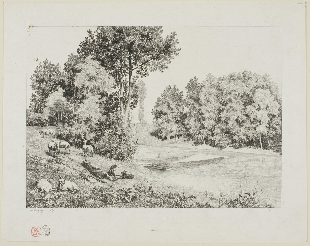 Näkymä otettu Bas-Meudonissa tekijältä Charles Francois Daubigny