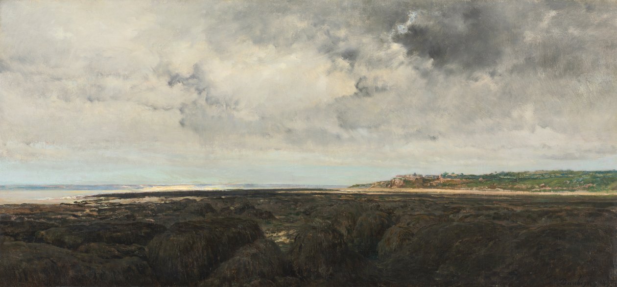 Villerville nähtynä Le Ratierista tekijältä Charles Francois Daubigny