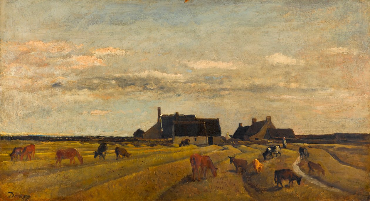 ""Näkymä maatilasta Kerityssä Bretagnessa"" (Farm at Kerity, Bretagne) Charles-Francois