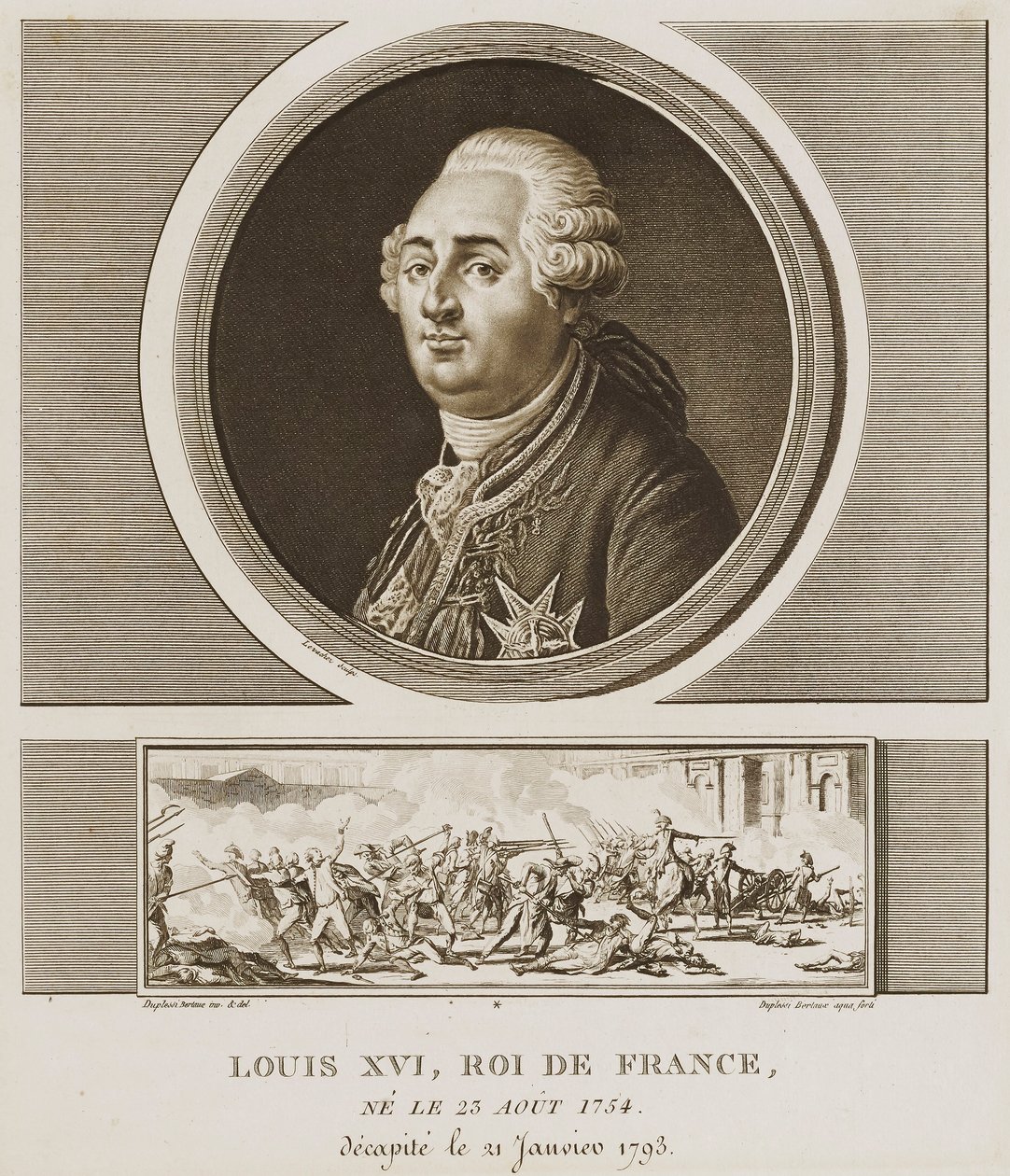 Ludvig XVI. Ranskan kuningas tekijältä Charles Francois Gabriel Levachez