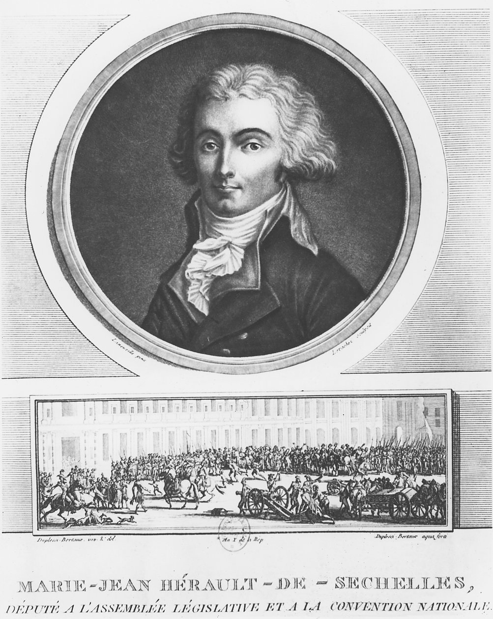 Marie-Jean Hérault de Séchelles tekijältä Charles Francois Gabriel Levachez