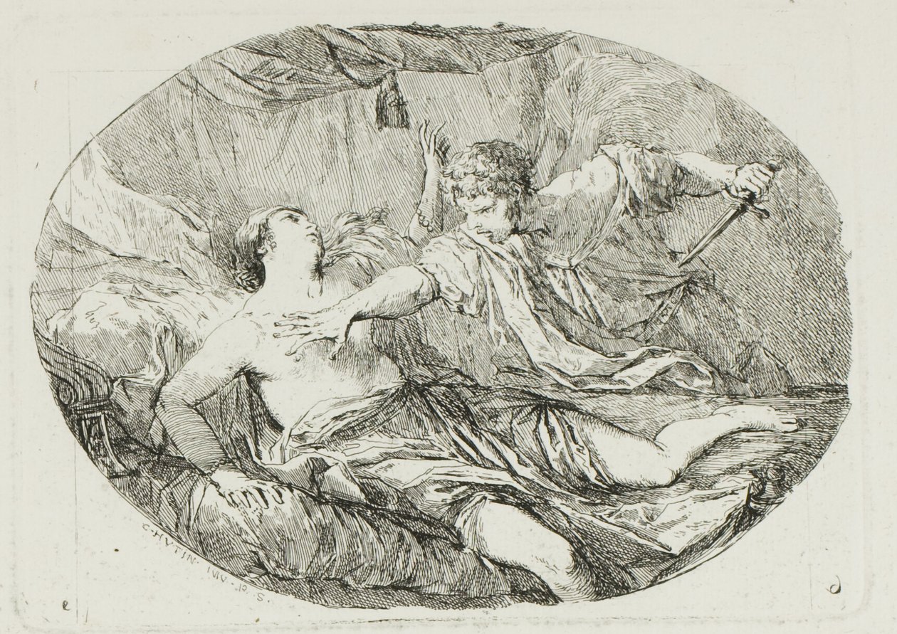 Tarquin ja Lucretia tekijältä Charles Francois Hutin