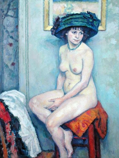 Alaston, n. 1910 (öljy kankaalle) tekijältä Charles Francois Prosper Guerin