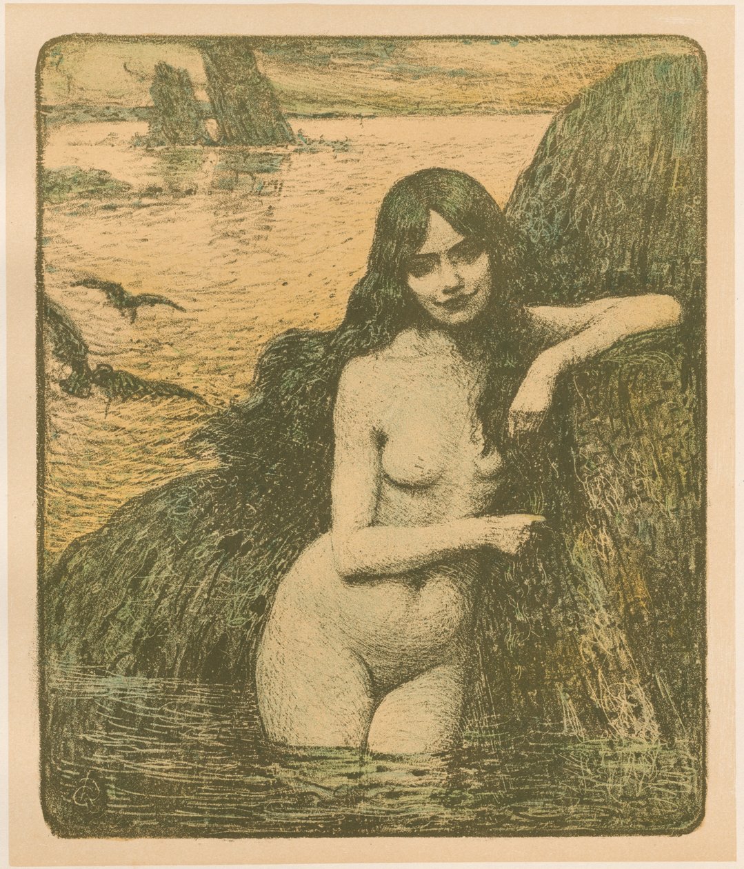 Merenneito, 1896. tekijältä Charles Guerin