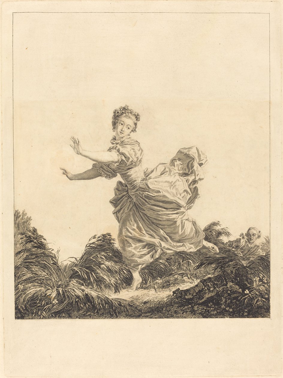Vuotaa tarkoituksella tekijältä Charles François Adrien Macret after Jean Honoré Fragonard