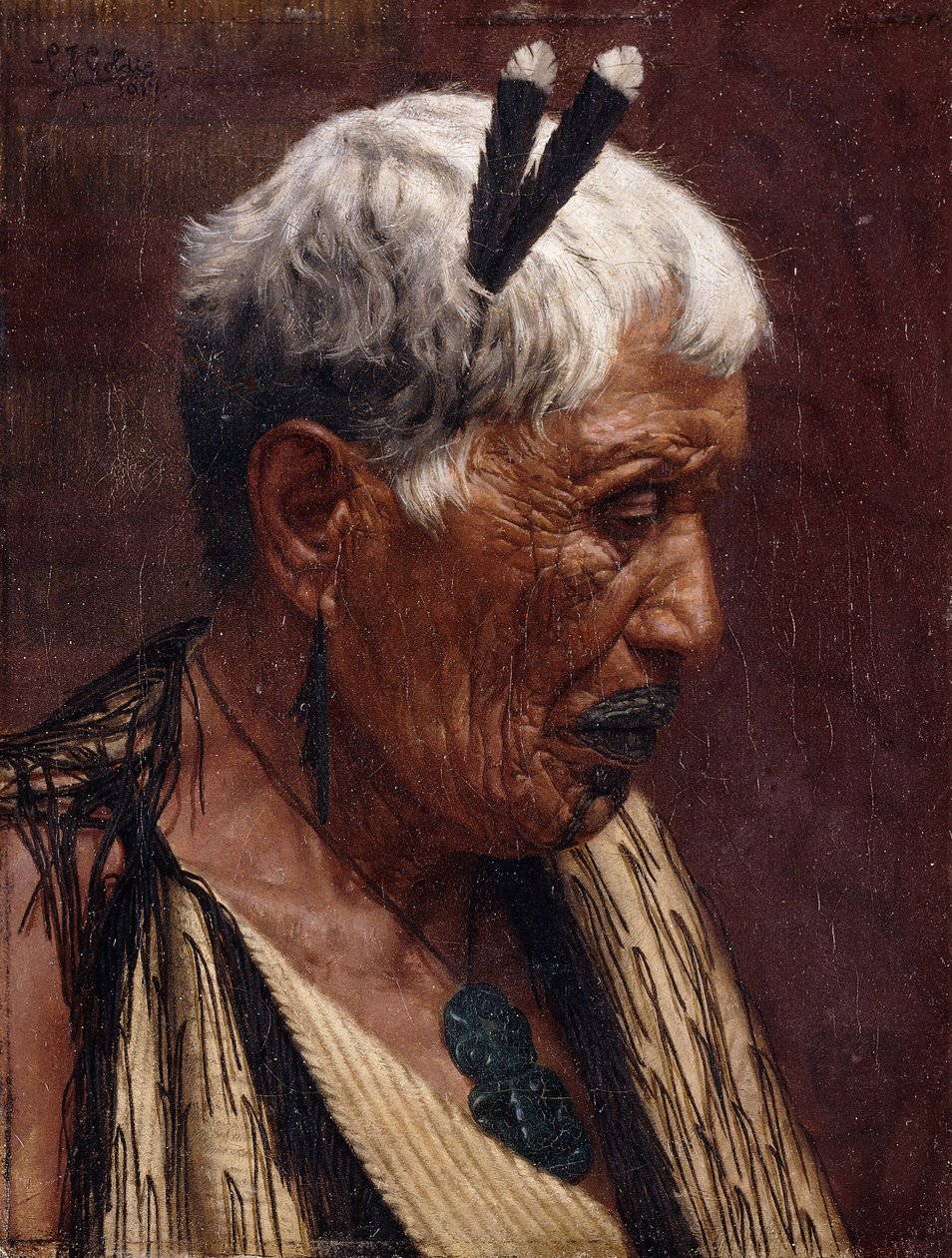 Katse taaksepäin - Wiripine Ninia, Ngatiawan päällikkö tekijältä Charles Frederick Goldie