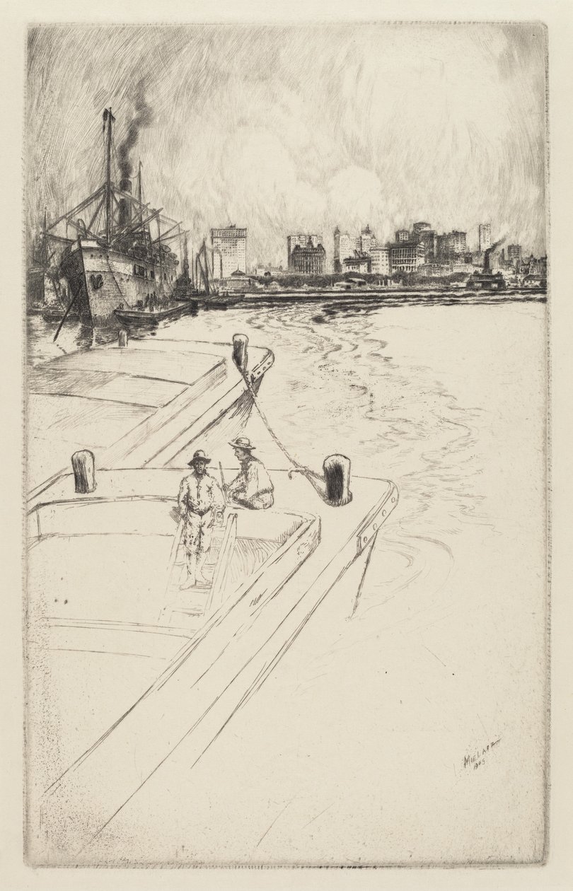 New York satamasta, 1905. tekijältä Charles Frederick William Mielatz