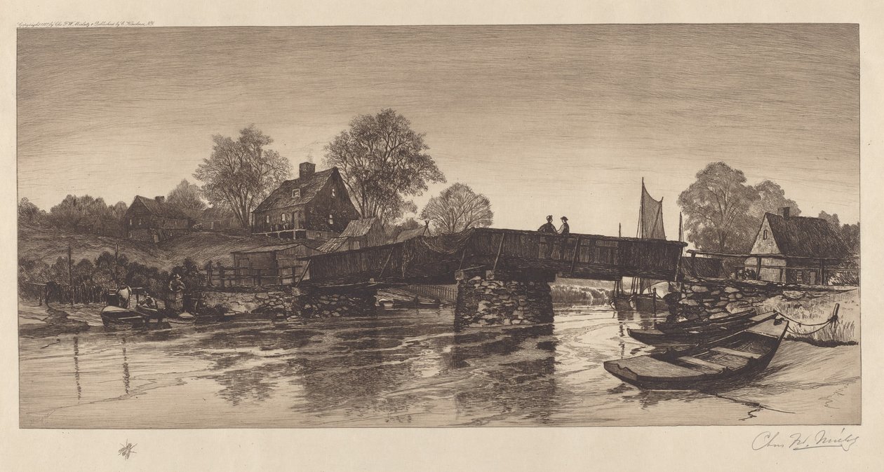 Nimetön (Old Bridge) tekijältä Charles Frederick William Mielatz