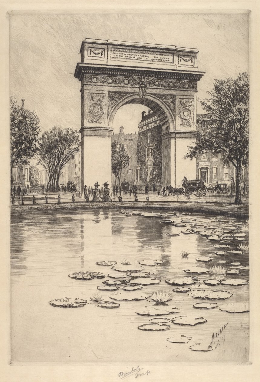 Washington Arch tekijältä Charles Frederick William Mielatz
